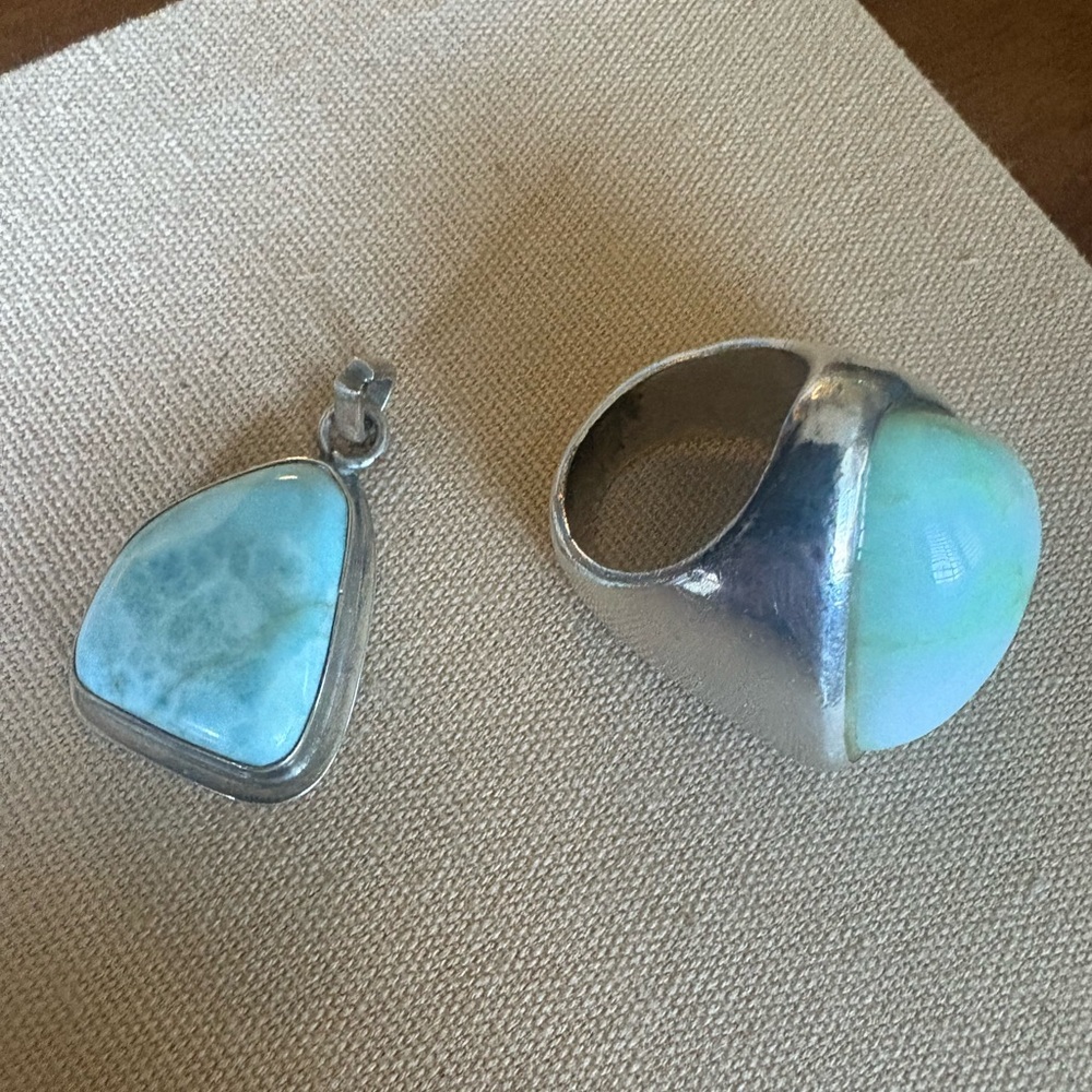 Silver Ring with Engraved Initials